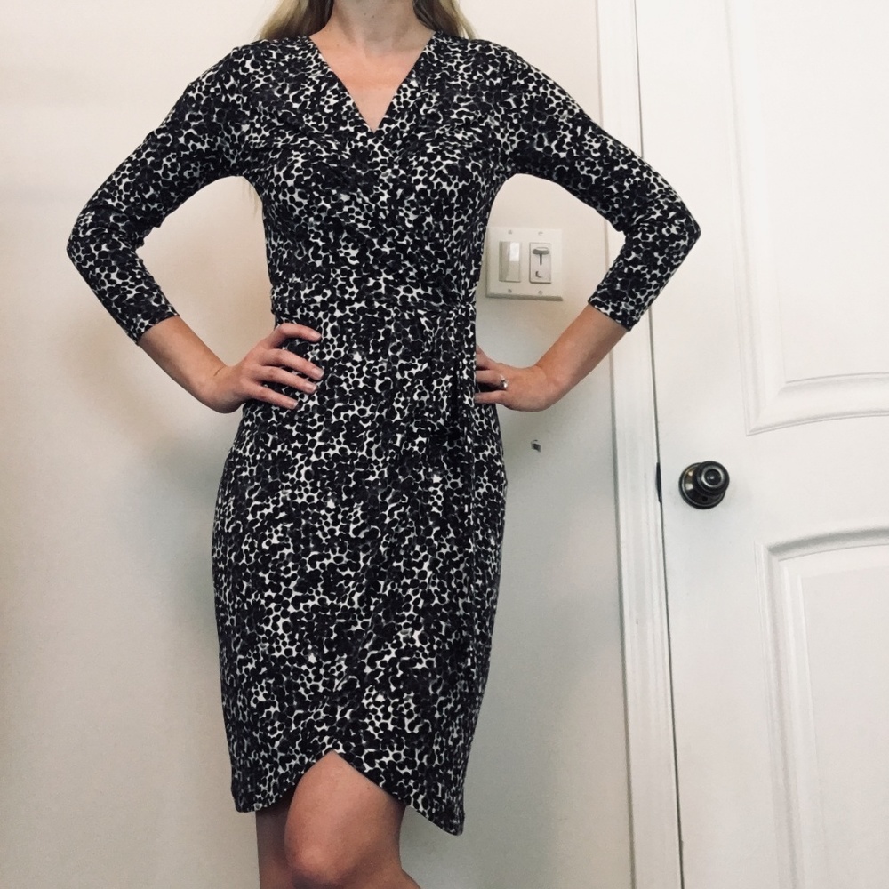 Polka Dot Wrap Dress